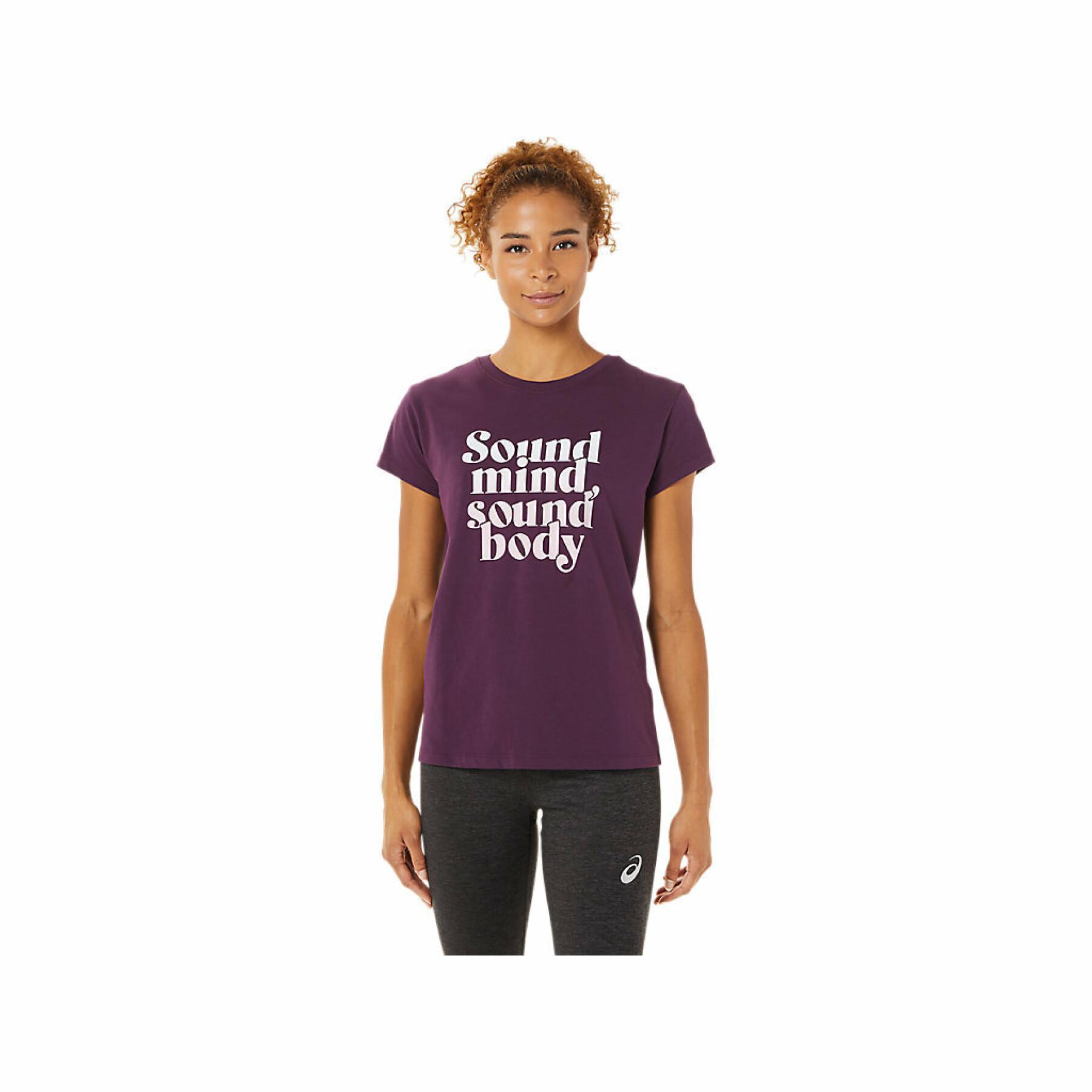 Camiseta de mujer Asics Smsb Graphic Iv